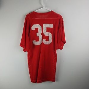 Russell Athletic Shirts - RUSSELL VTG ATHLETIC POLYESTER MESH FOOTBALL Russell Athletic Shirts - RUSSELL VTG ATHLETIC POLYESTER MESH FOOTBALL